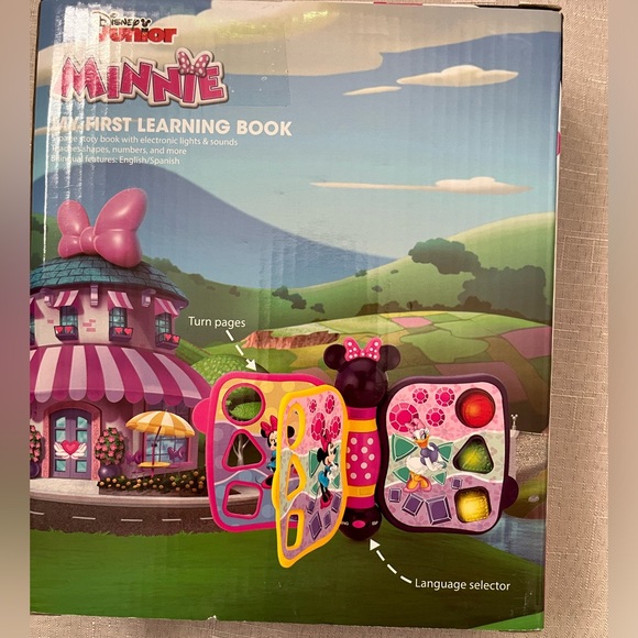Disney junior MINNIE learning book with sound and lights. 12M + - Picture 4 of 12